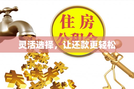 改则灵活选择，让还款更轻松
